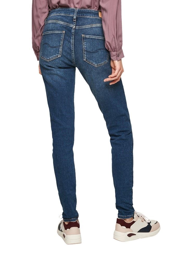 QS designed by Jeans Slim Leg blau S12  2102313 42 | 58Z6 BLUE | L32