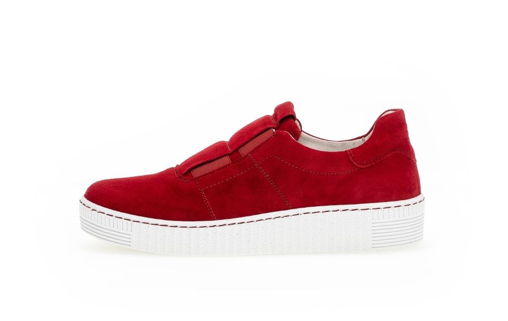 Gabor Sneaker Gummizug rot 43.335.15 6 | rubin | 