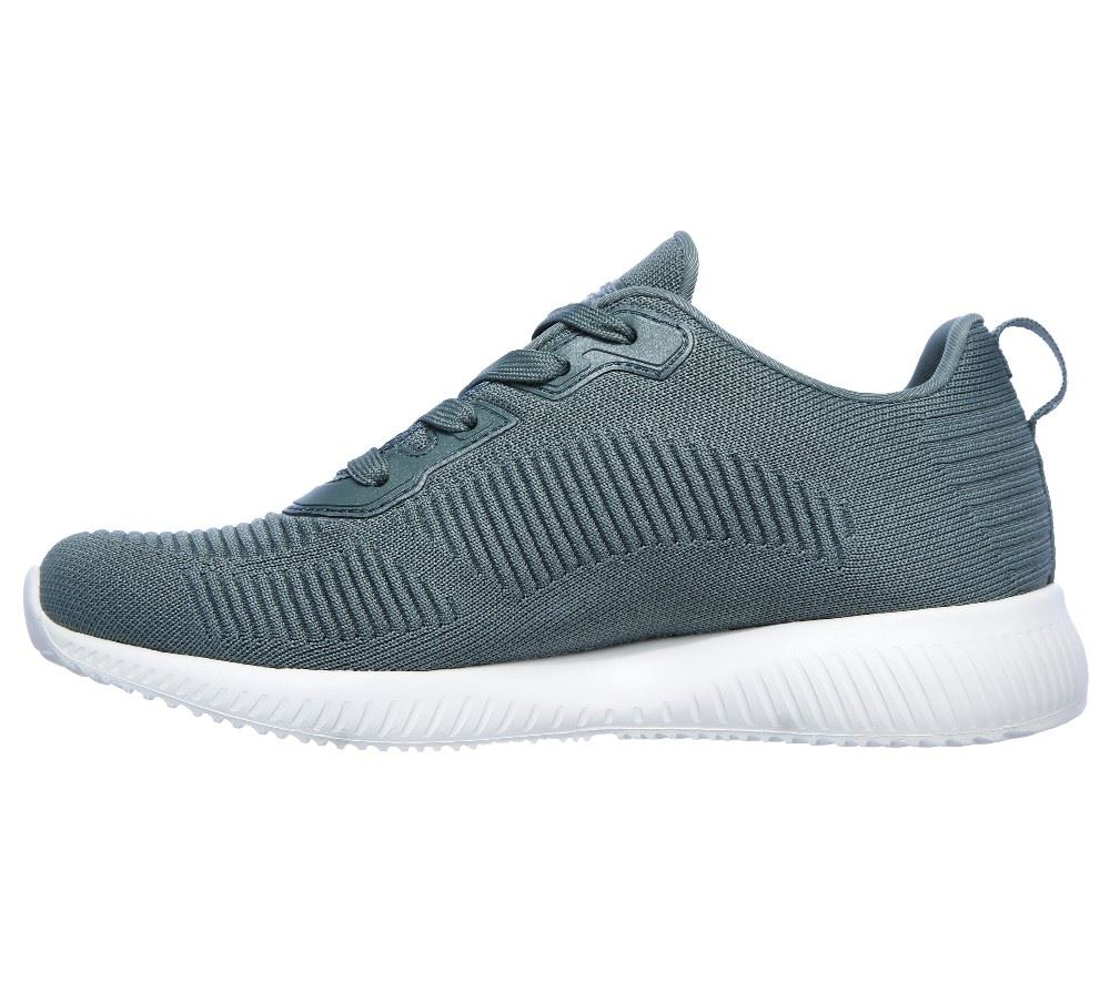 Skechers  BOBS SPORT SQUAD - TOUGH TALK Damen Sneaker Schnürung  grün S12  32504 