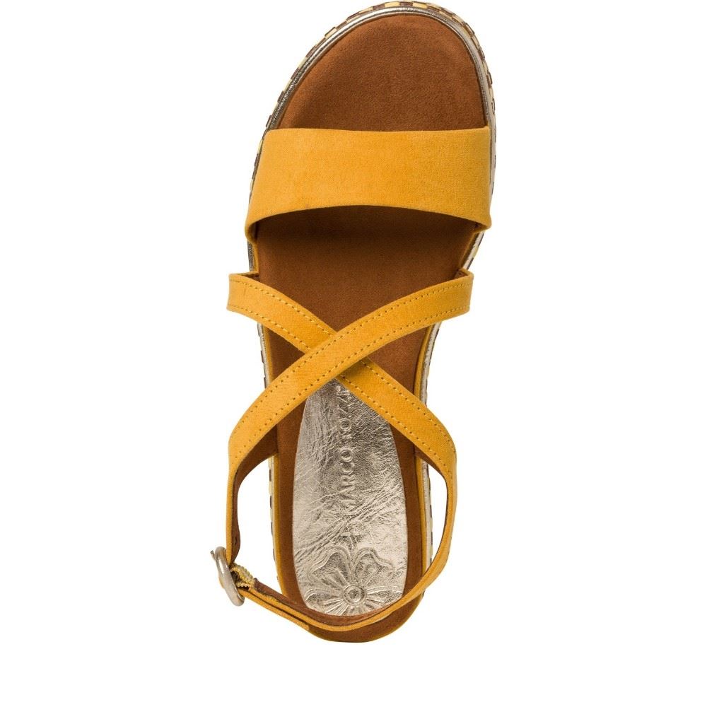 Marco Tozzi Sandale gelb 2-2-28740-24 39 | 656 SAFFRON COM | 
