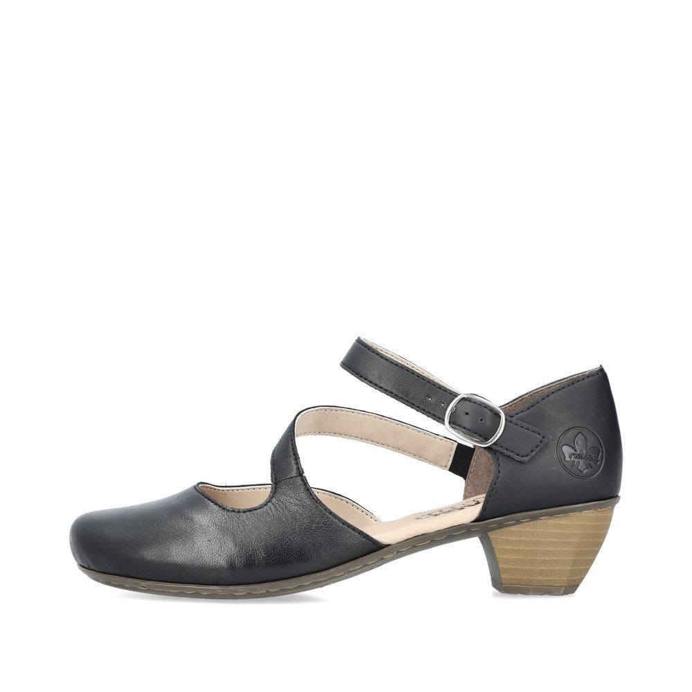 Rieker Damen Pumps glanzschwarz  S13  41780-00 