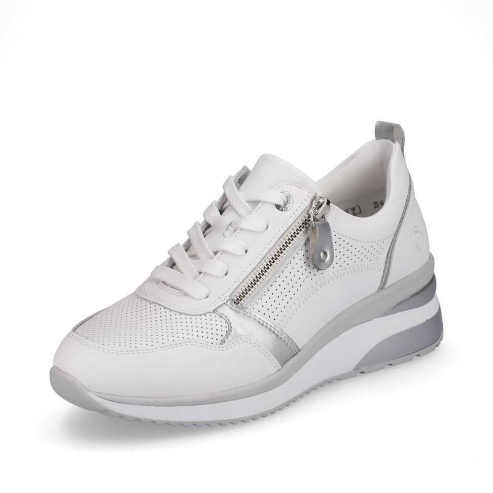 Remonte Sneaker weiß Reißverschluss S13  D2409-80 41 | weiss/weiss/sil | G