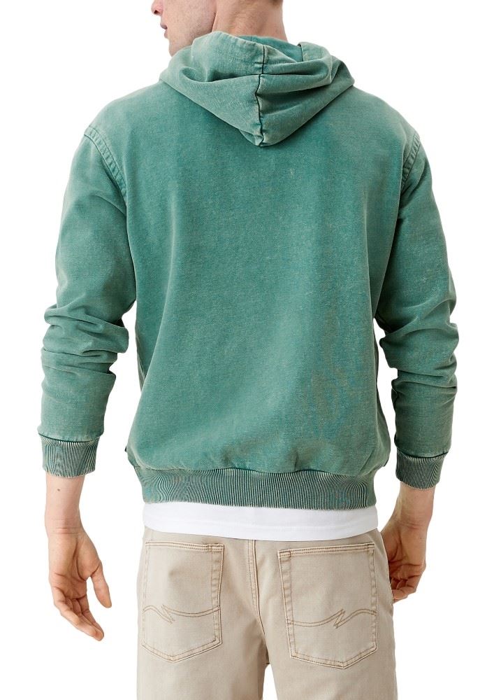 QS designed by Kapuzensweatshirt mit Frontprint 2112283 
