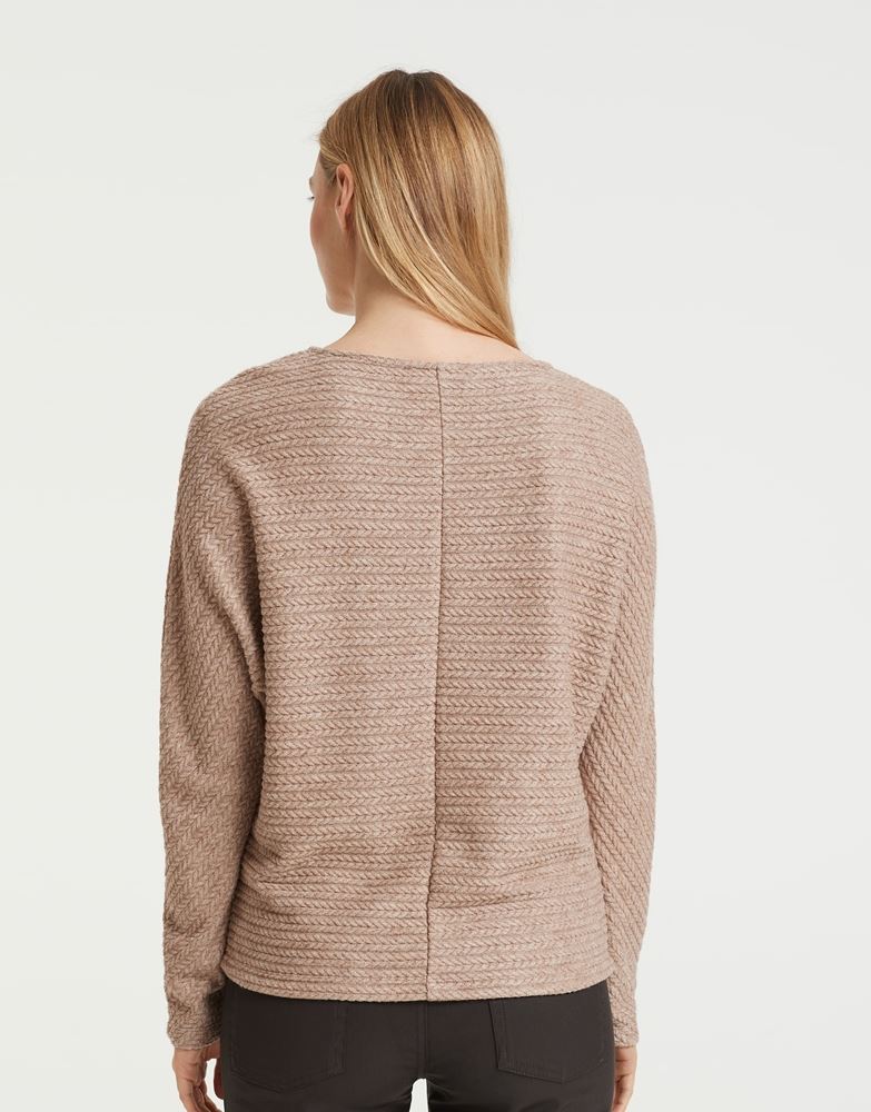 OPUS Sweater Gelai braun S22 10095910758100 44 | 20008 nutmeg | 