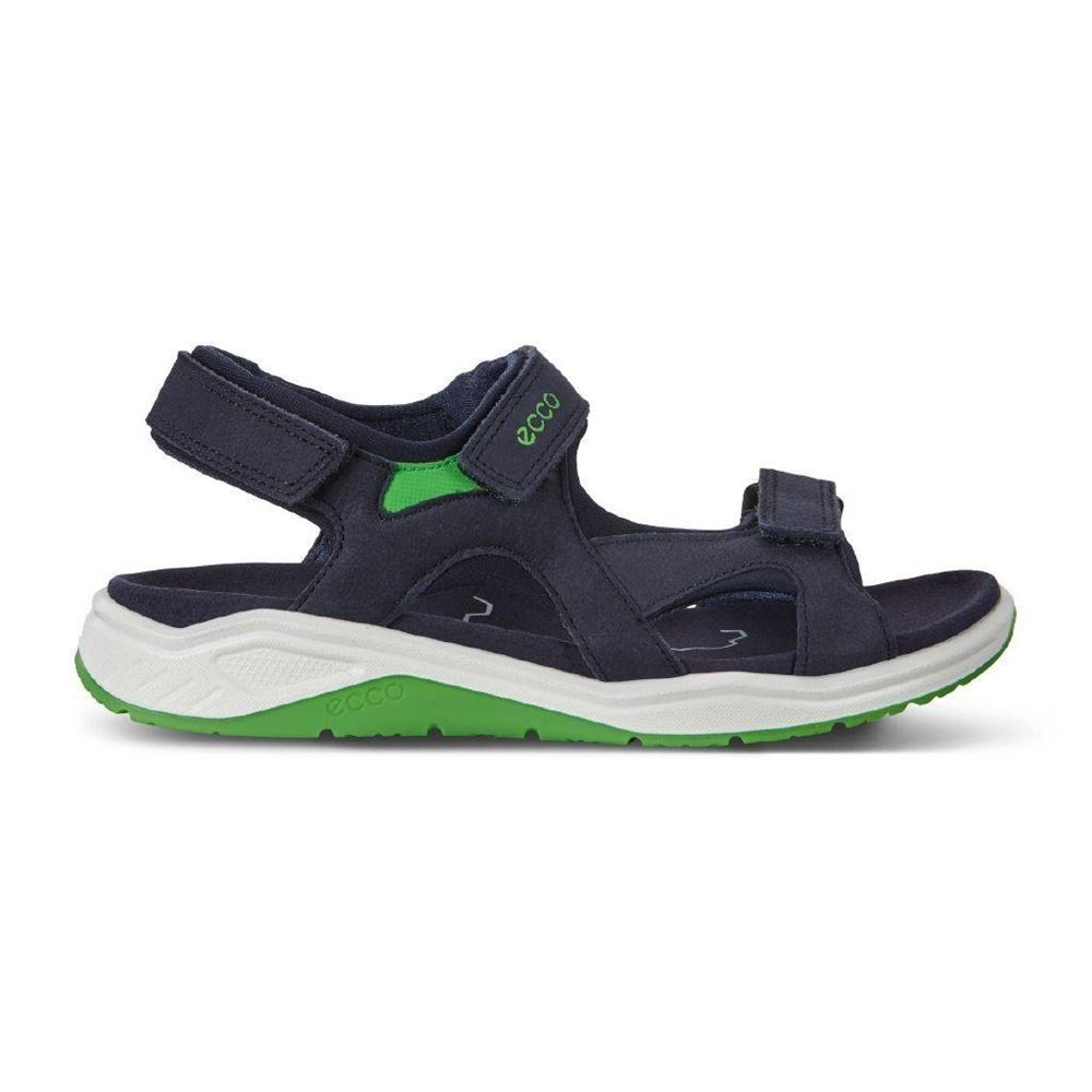 ECCO Trekking Sandale Kinder Navy  X-Trinsic Leder 710623 