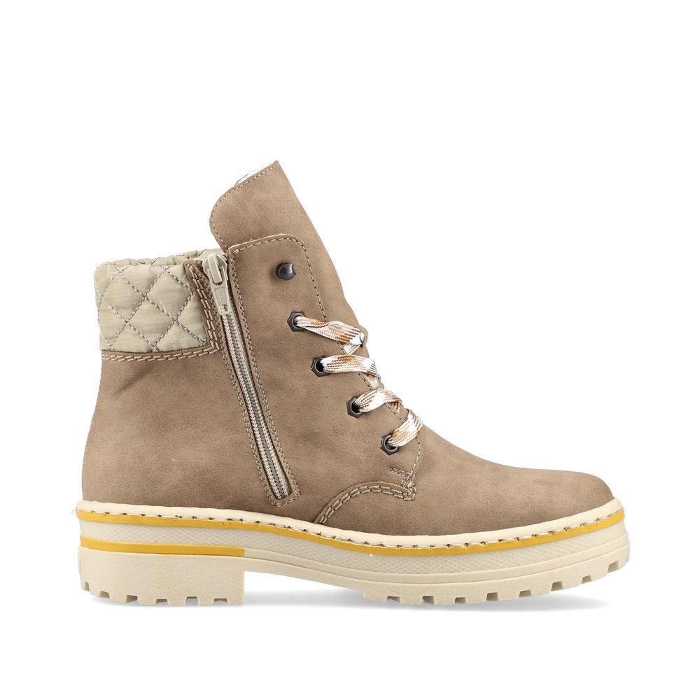 Rieker Antistress Schnürboot beige S21  Z8101-64 37 | fango/beige/mog | F