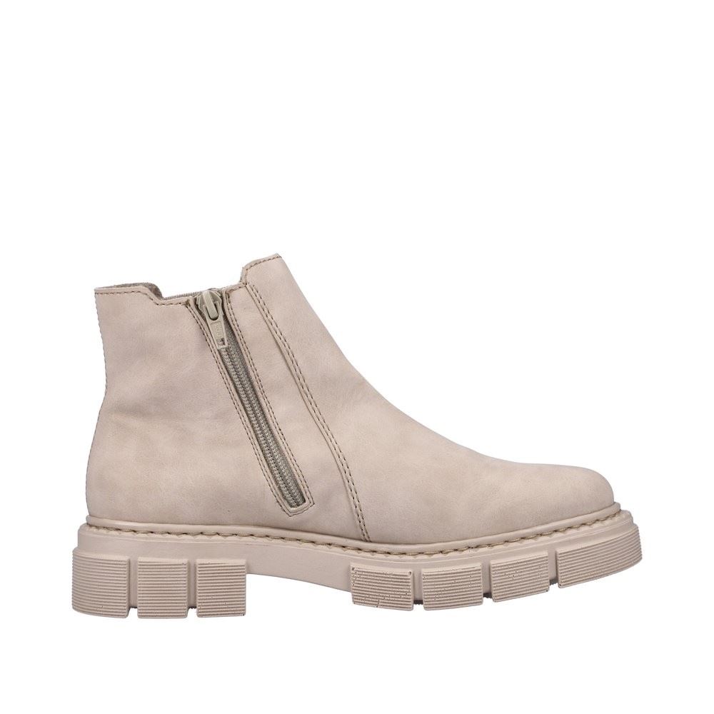 Rieker Antistress Stiefelette Chelsea-Boots beige S22 M3854-62 