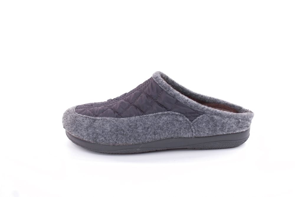 s`knöpfli Damen Hausschuh Pantolette Materialmix grau S22 X10639 38 | gris | 