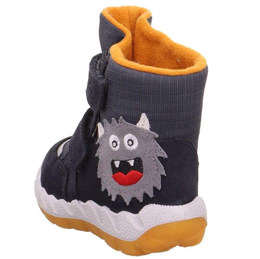 superfit ICEBIRD Winterstiefel warm wasserdicht GoreTex grau gelb monster 1-006012-2000 27 | grau/gelb | 