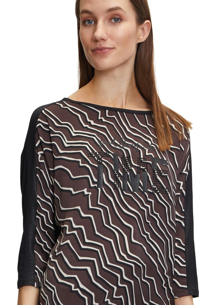 Betty Barclay Shirt U - Boot - Ausschnitt 3/4 Arm gemustert S21 22332913 