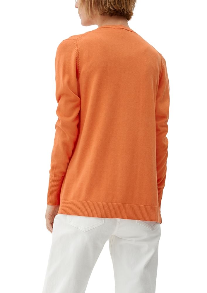 s.Oliver Cardigan mit Strukturdetail S22 2120583 34 | 2360 ORANGE | 
