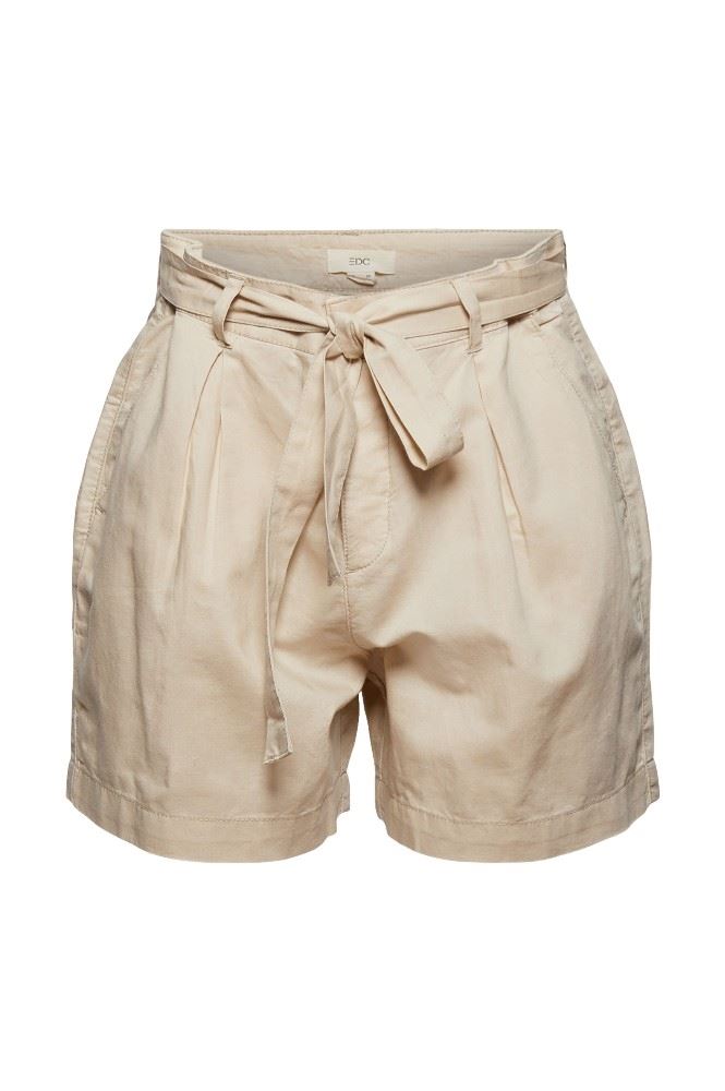 edc shorts Leinenmix beige  041CC1C311 