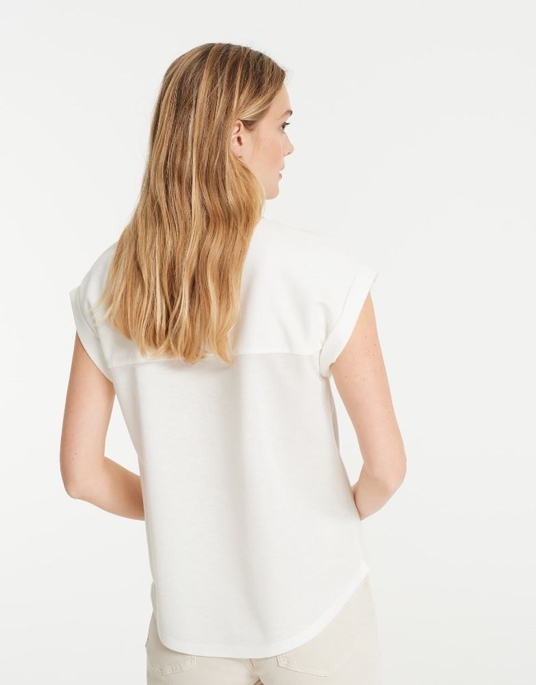 OPUS Poloshirt Silou weiß S12 245789222100 