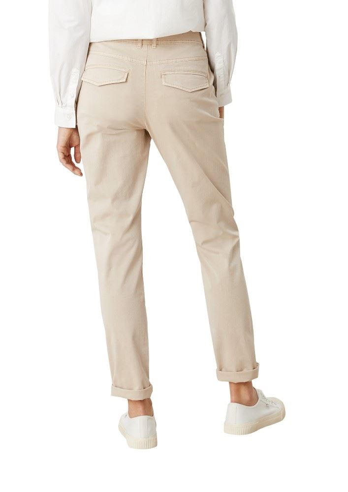 s.Oliver Chino Regular aus Baumwollstretch 2112102 32 | 8577 BROWN | L28