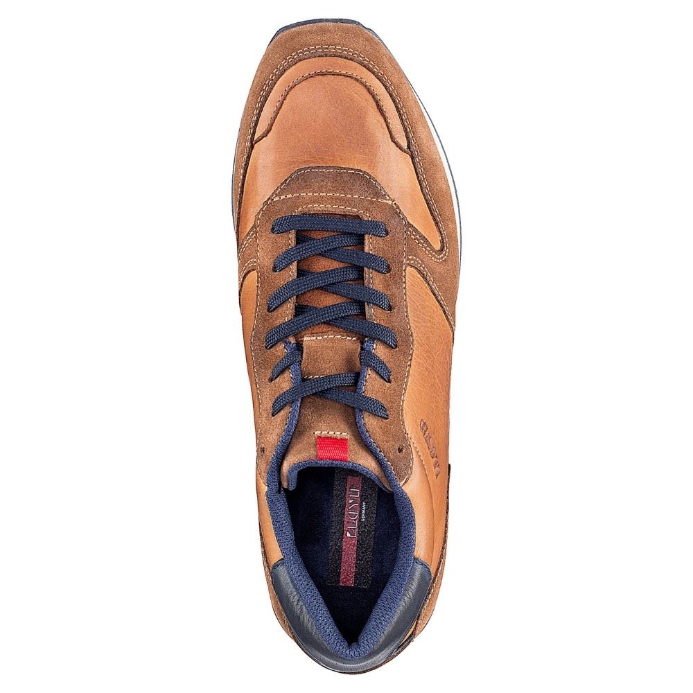 LLOYD EDMOND Sneaker Schnürschuh Leder braun S21 20-900-12 