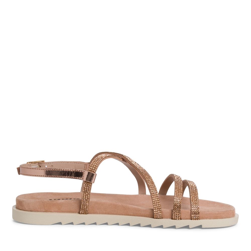Tamaris Sandale Riemchen Leder copper glam S13  1-1-28121-20 