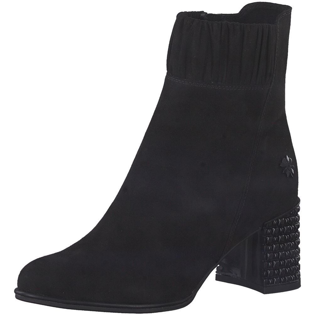 MARCO TOZZI by Guido Maria Kretschmer Stiefelette Schmuckabsatz schwarz S22 2-2-85304-29 
