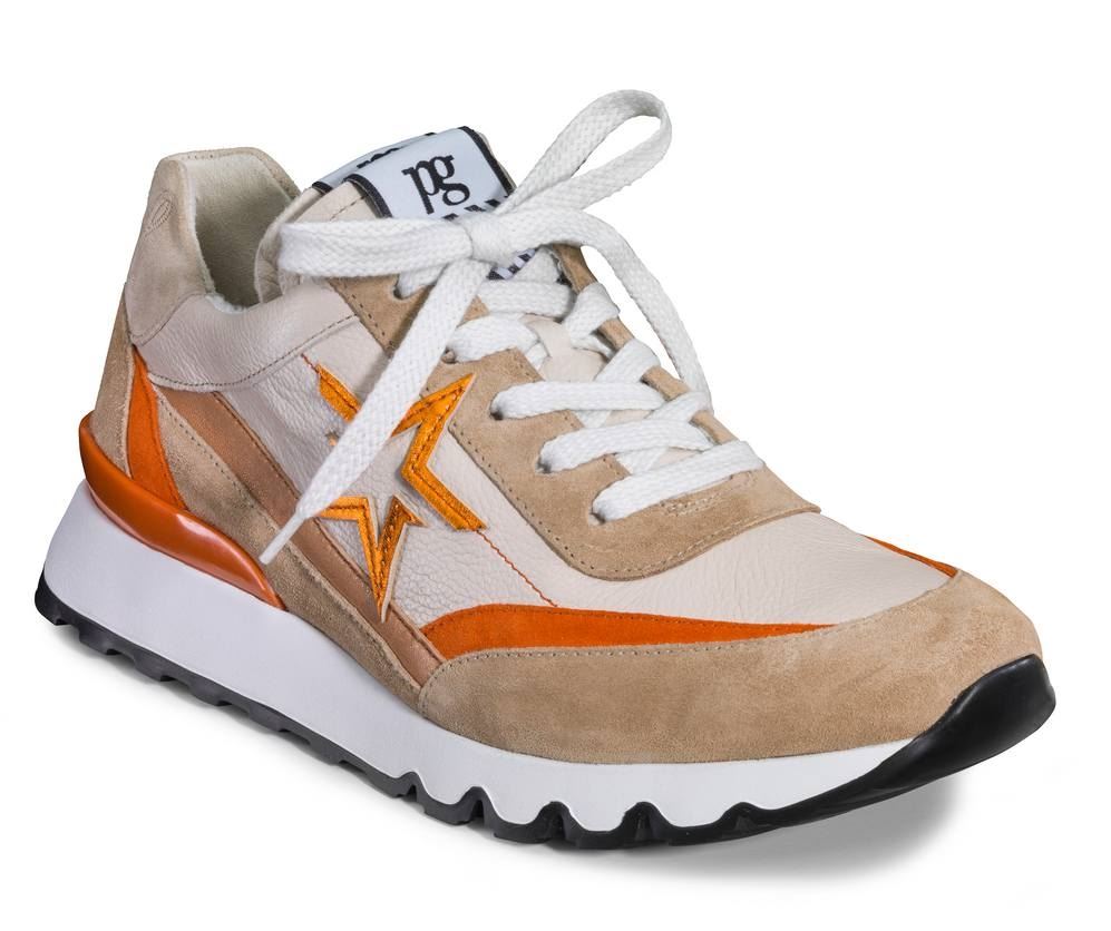 Paul Green Sneaker Schnürer Super Soft Leder beige 4954 