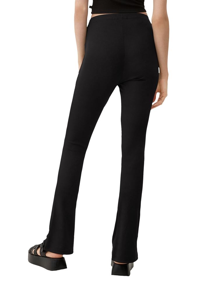 QS designed by Slim: Hose mit Flared leg schwarz S13   2127619 