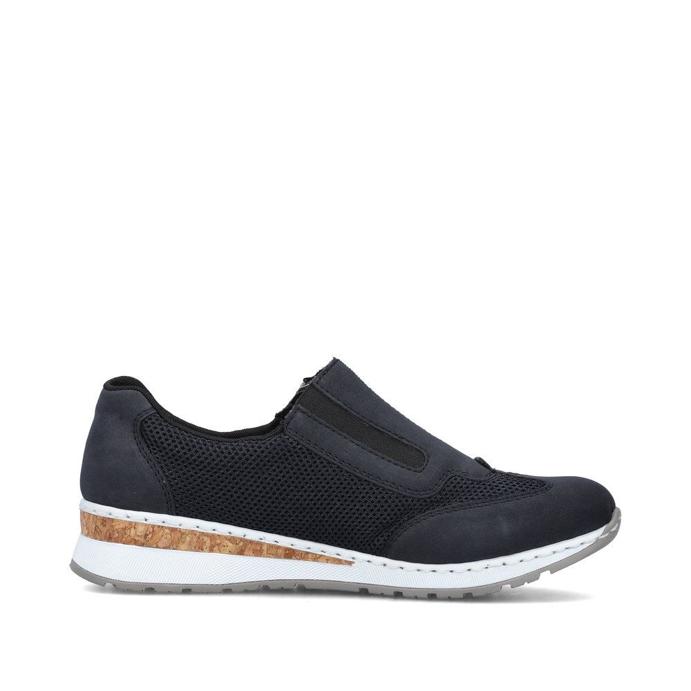 Rieker Antistress Damen Slipper Keilabsatz blau S13 54474-14 