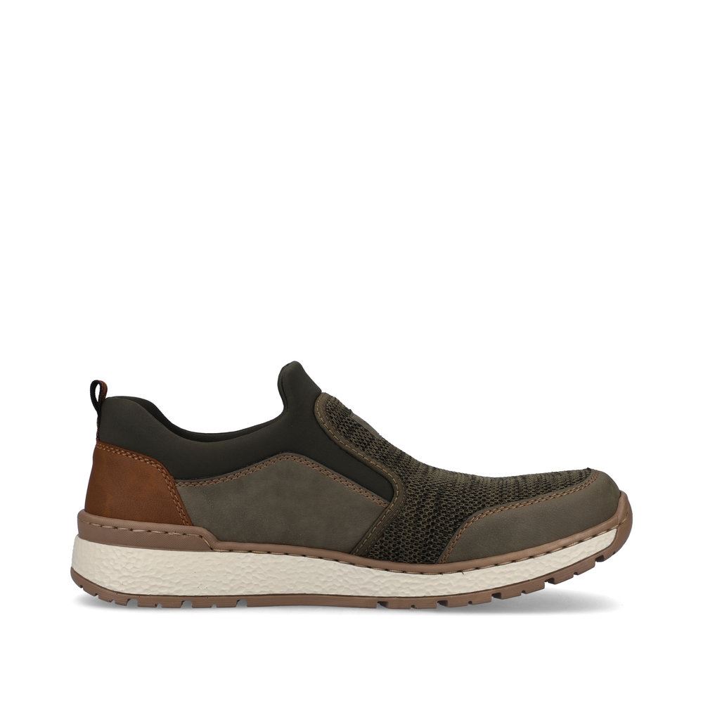 Rieker Antistress Herren Slipper Wechselfußbett grün S13 B9051-54 