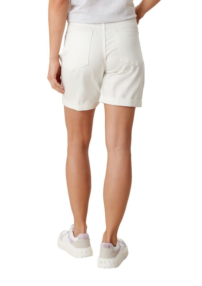 s.Oliver Regular: Shorts aus Cotton-Viskose-Blend S12 ecru 2114322 