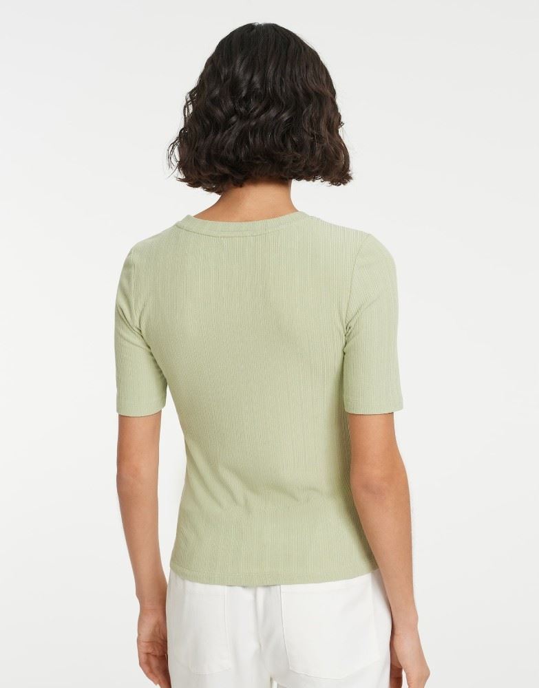 OPUS Shirt Sonni Ripp- Struktur grün S12  10045210453122 
