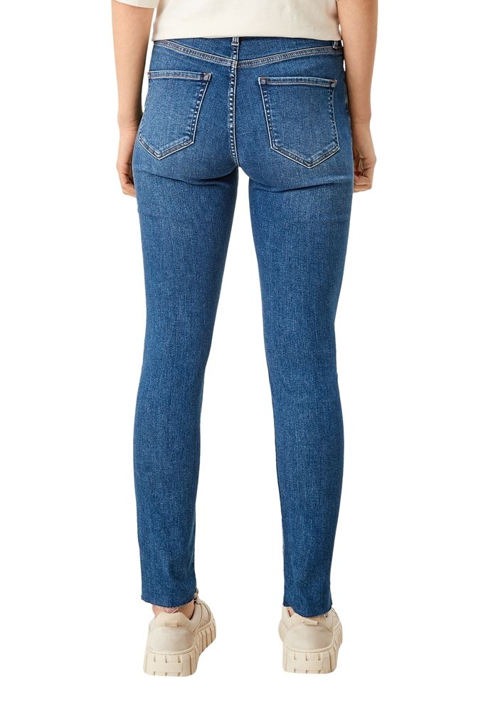 s.Oliver Damen Jeans Skinny ankle leg Jeans blau S12  2114719 