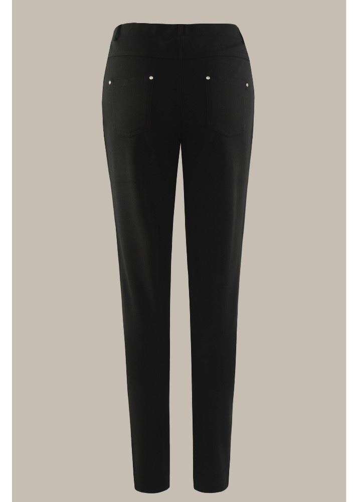 Hajo Hose Jerseyhose im 5 Pocket Design schwarz 10094 