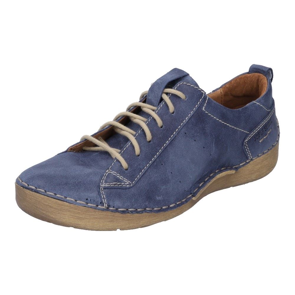 JOSEF SEIBEL Fergey 56 Damen Schnür- Halbschuh Leder blau S12 59656 40 | 530 ocean | 