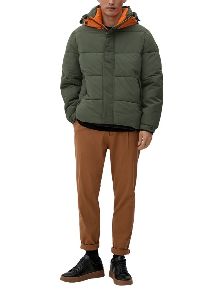 s.Oliver Steppjacke mit Kapuze S22 2119140 S | 7940 GREEN | 