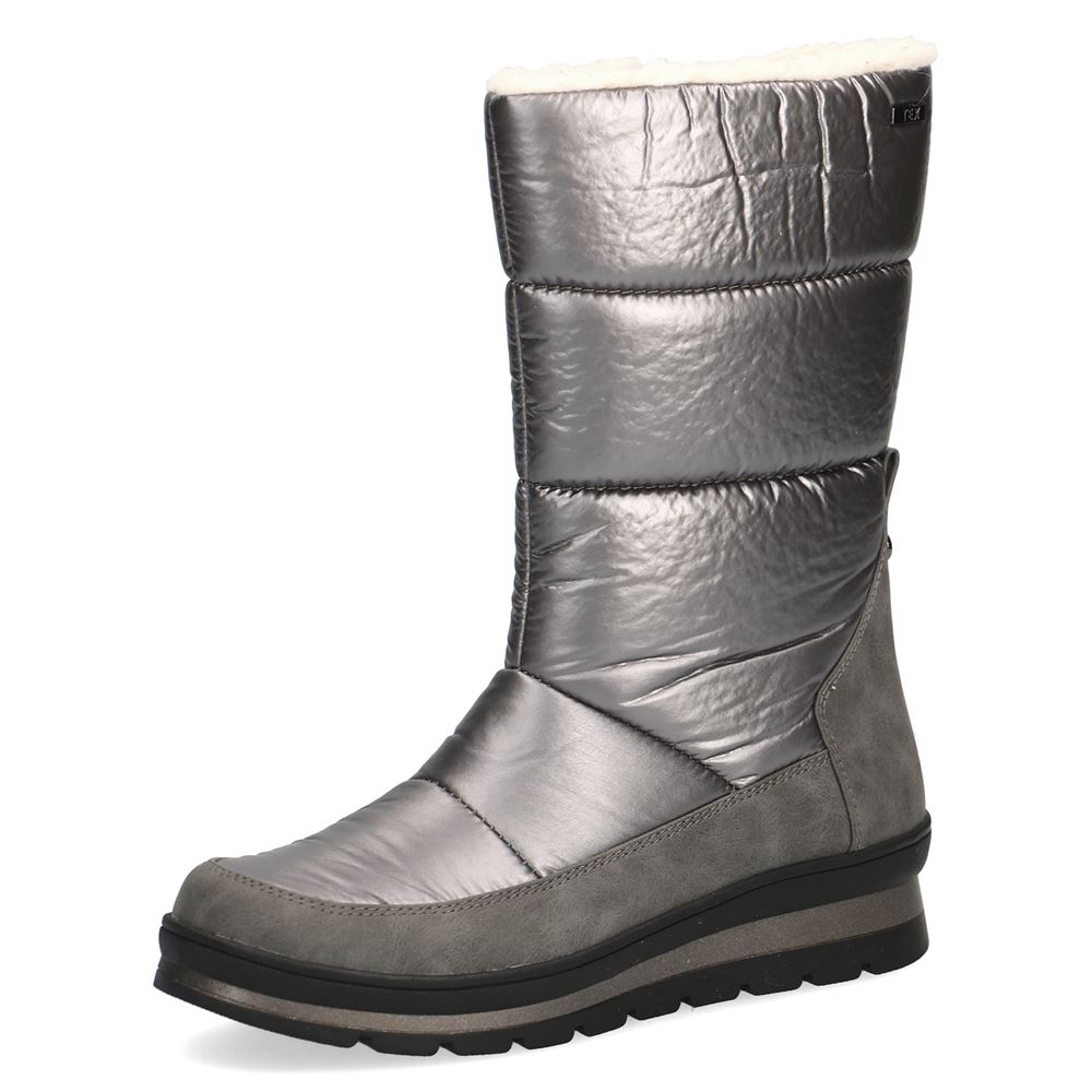 CAPRICE Stiefelette TEX-Membran Warmfutter Wechselfußbett AIRMOTION grau S22 9-9-26430-29 3,5 | 905 GUNMETAL CO | 