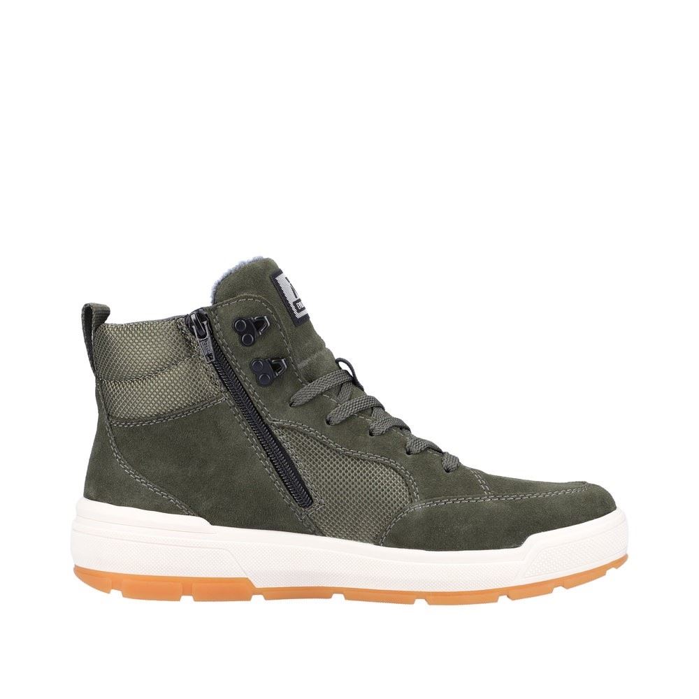 Rieker EVOLUTION Herren Sneaker High Schnürschuh TEX- Membran grün S22 U0069-54 