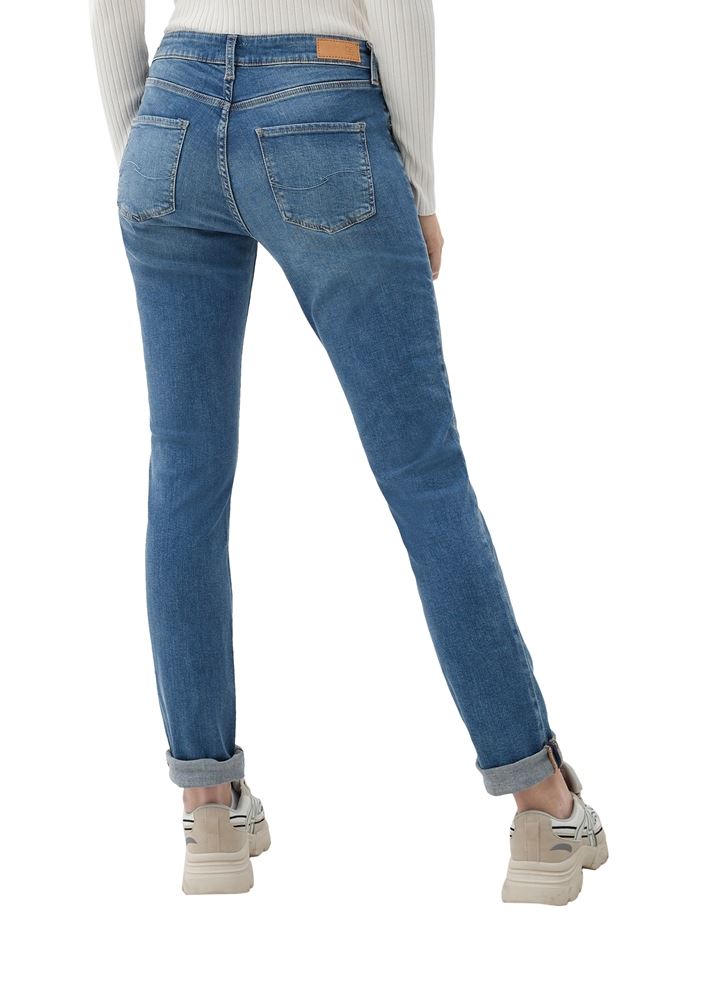 QS designed by Jeans Catie Waschung 5- Pocket- Form blau S22 2124988 38 | 55Z2 BLUE | L32