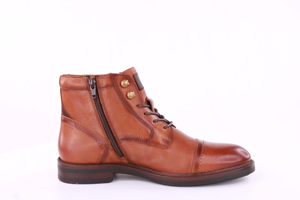 Marc Shoes LENNY Herren Schnürboots Leder braun cognac  S21 832032 