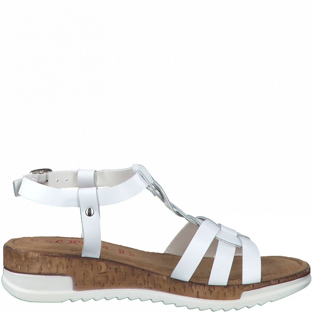 s.Oliver Sandale Keilabsatz 5-5-28205-26 38 | 100 WHITE | 