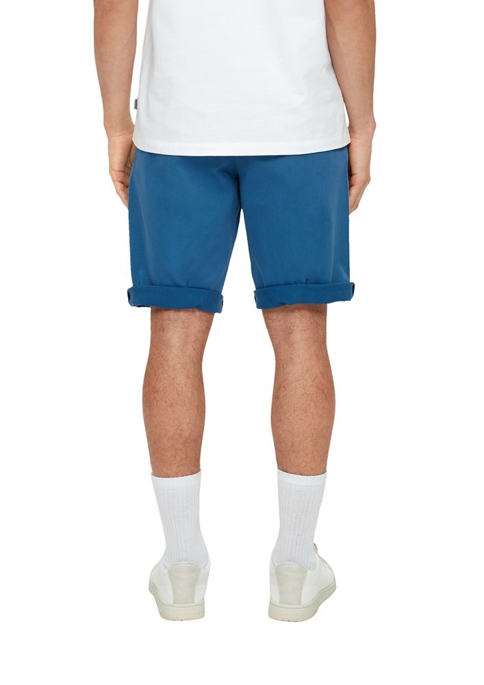 QSdesigned by Herren Regular: Chinoshorts blau S13  2132824 