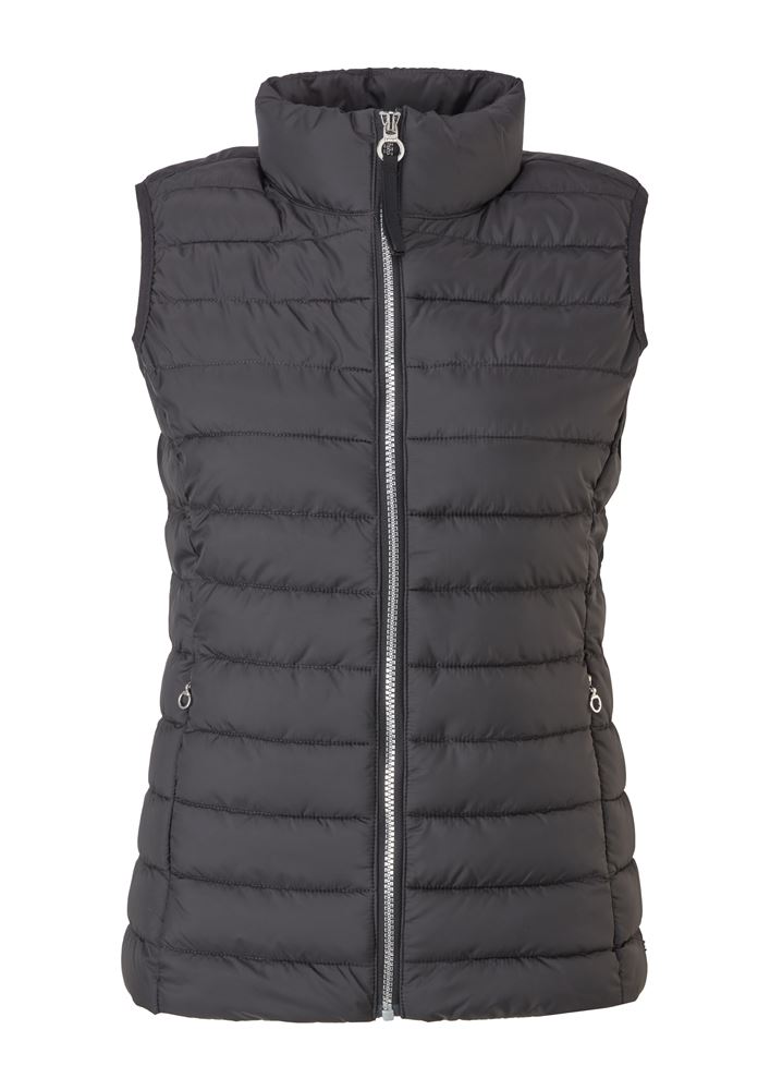 s.Oliver Damen Steppweste Stehkragen grün,blau,schwarz S22 2116408 