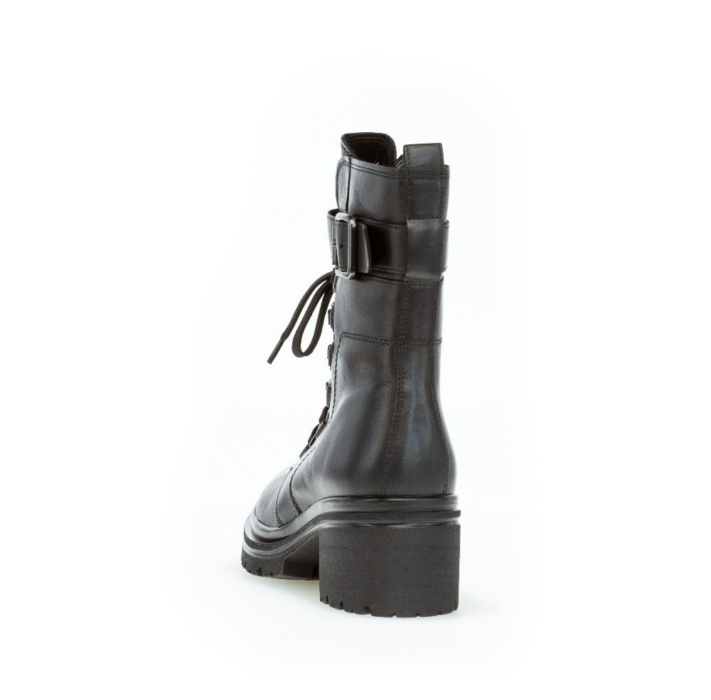 Gabor Schnürstiefelette schwarz S21 71.704.27 