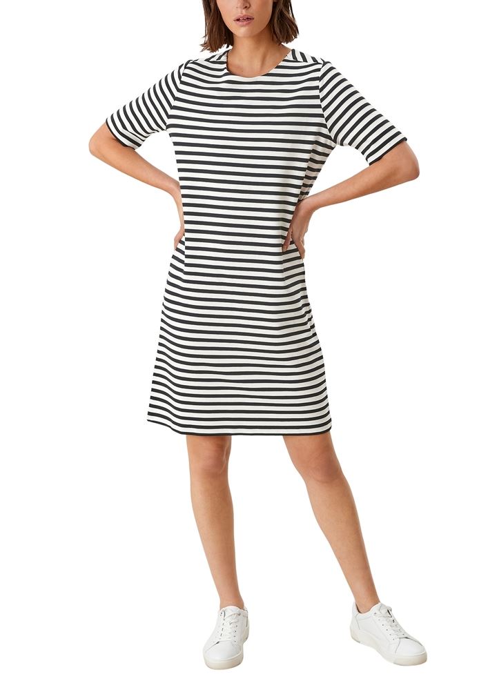 s.Oliver Sweatkleid mit Streifenmuster 2114243 