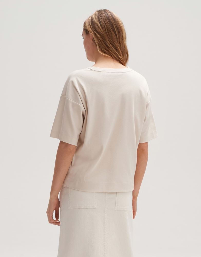 OPUS Shirt Setty hippie oversized beige S13 10181410430100 