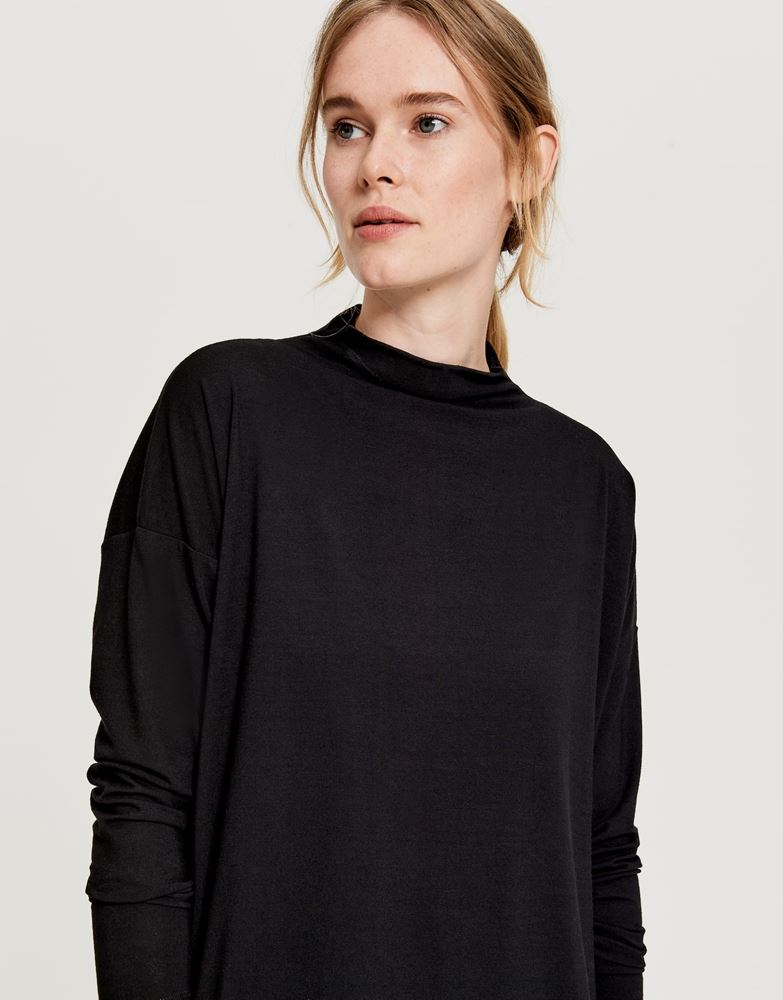 OPUS Shirt Sujane Soft schwarz S21 237569403 