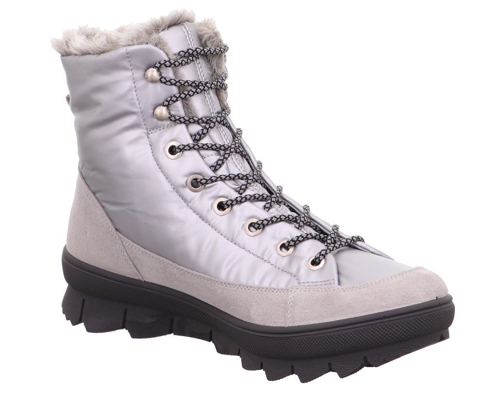 Legero NOVARA ALUMINIO(GRAU) Damen Winterstiefelette warm GORETEX wasserdicht 2-000933-2500 4,5 | aluminio | 
