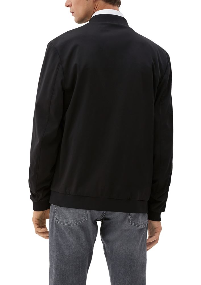 s.Oliver Jacke aus Baumwollstretch schwarz S13 2125140 
