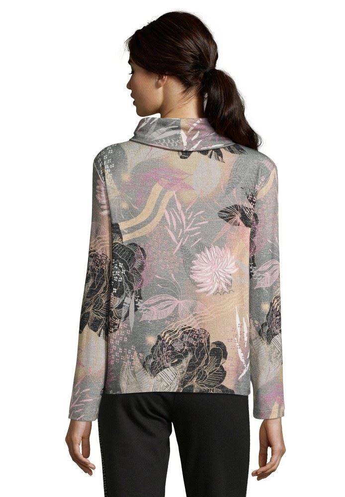 Betty Barclay Shirt Langarm  braun schwarz 47390637 