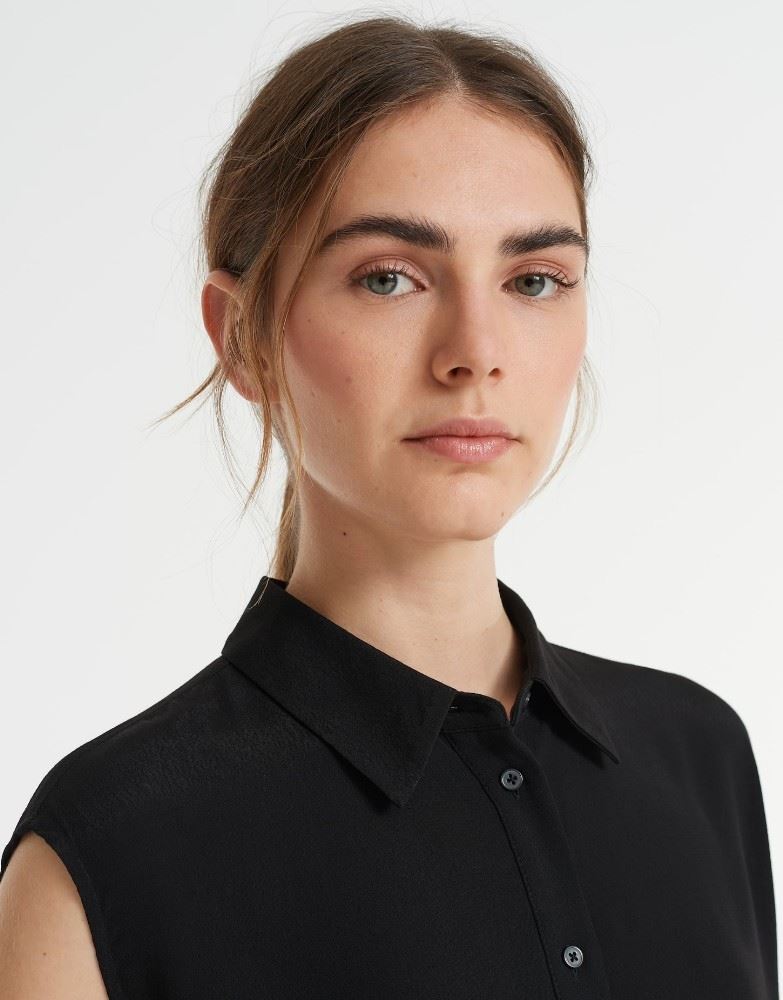 OPUS Bluse Fivika schwarz S12 1005404383123 