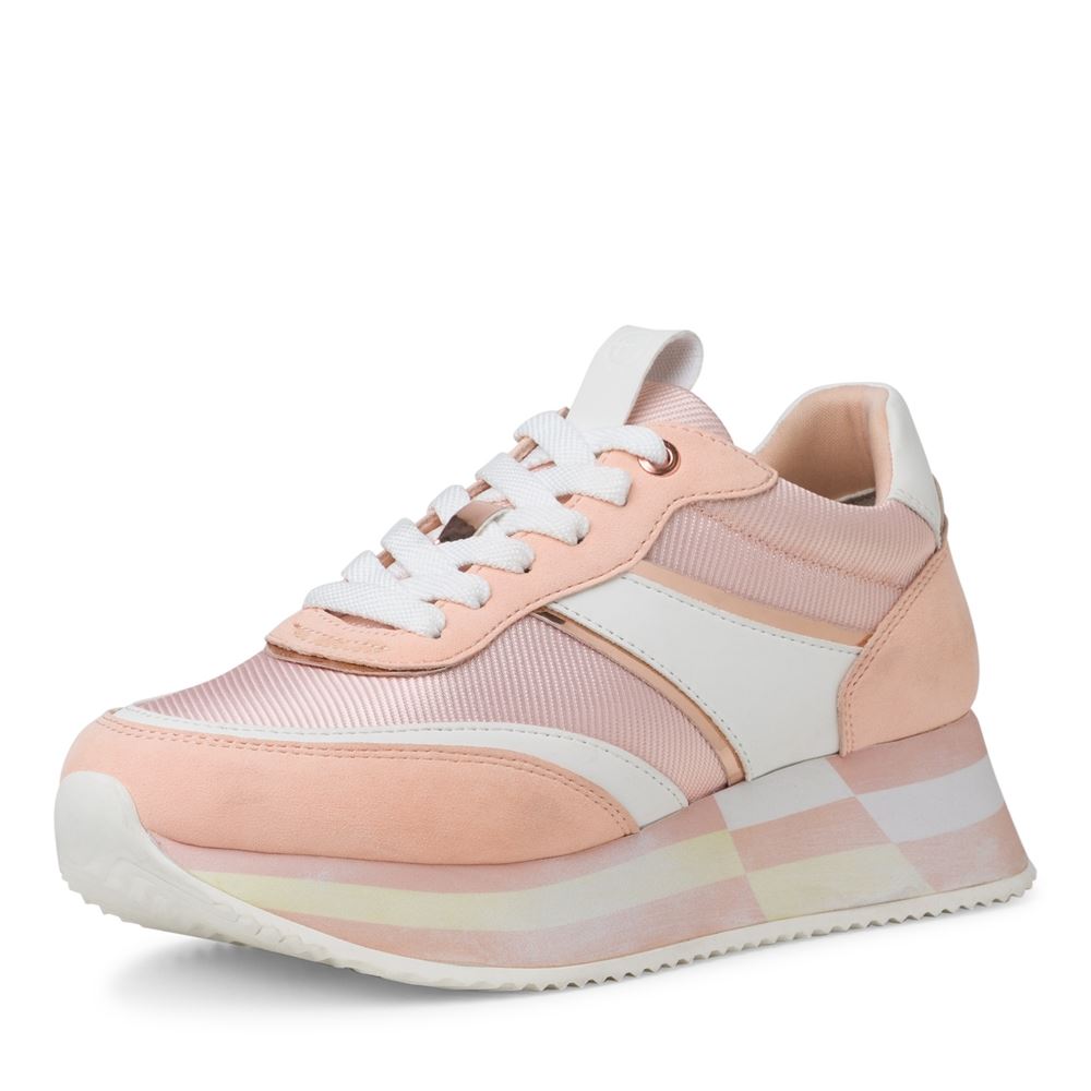 Tamaris Sneaker Plateau-Sohle rosa S12 1-1-23751-28 38 | 652 PEACH COMB | 