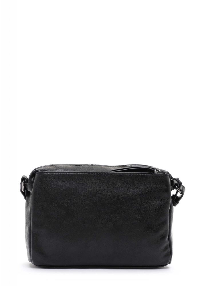 Tamaris Crossbody-Bag Umhängetasche Julina Streifen- Design schwarz S22 32021,100 