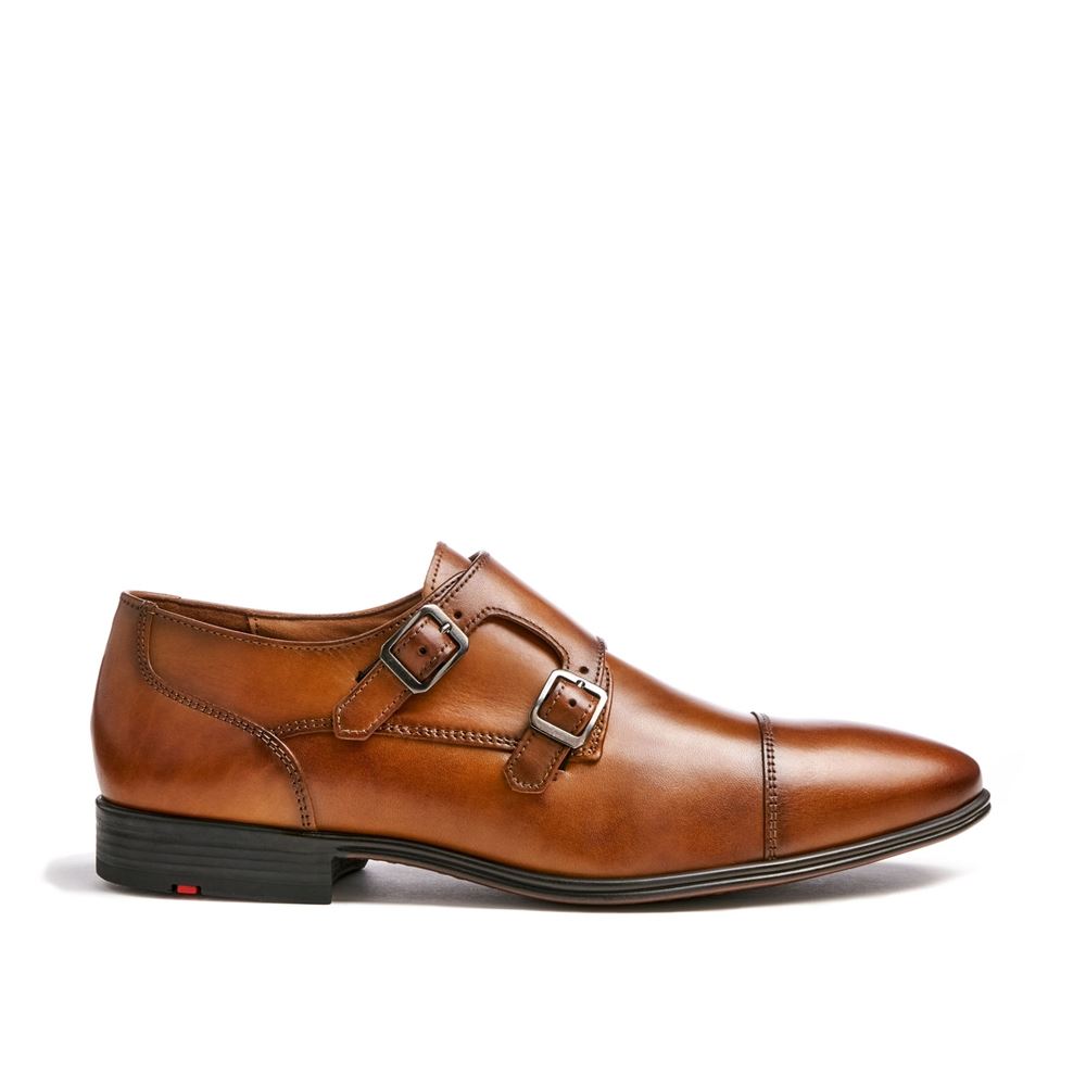 Lloyd Doppelmonk MAILAND Glattleder cognac S13 10-137-02 