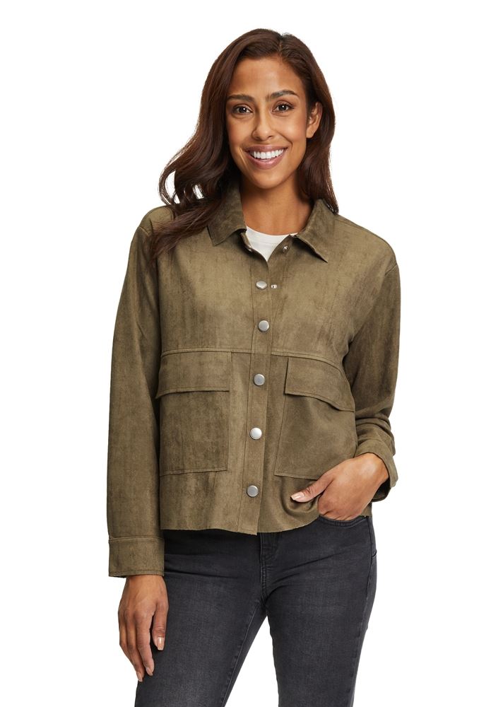 Betty Barclay Overshirt Jacke Knopfleiste grün S22  41731673 